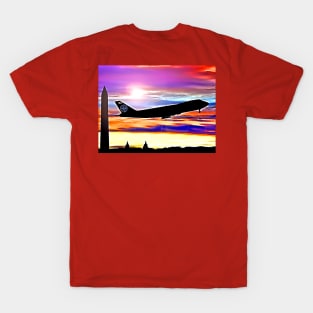 Airplane Landing at Washington T-Shirt